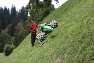 Rapid Monta im Steilhang